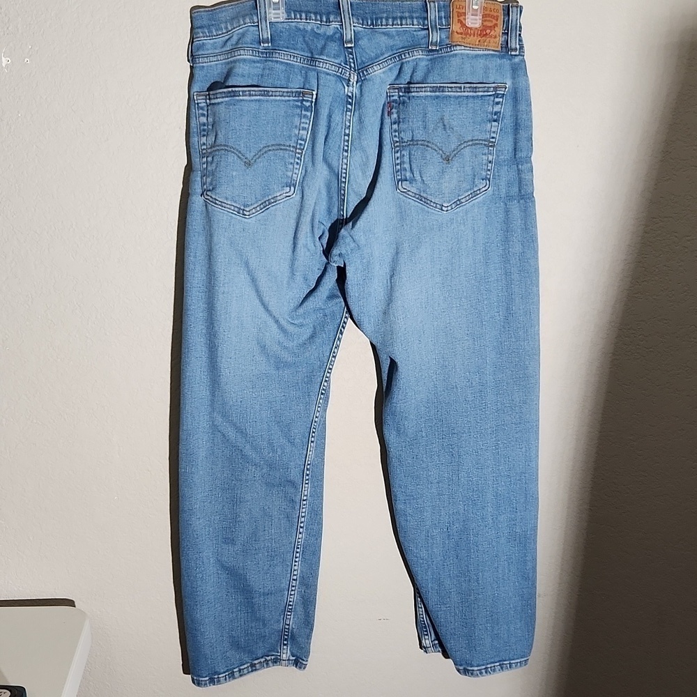 Levis Jean Mens 38 X 28 Actual Tag Shows 30 Spots Stretch Work see measuments